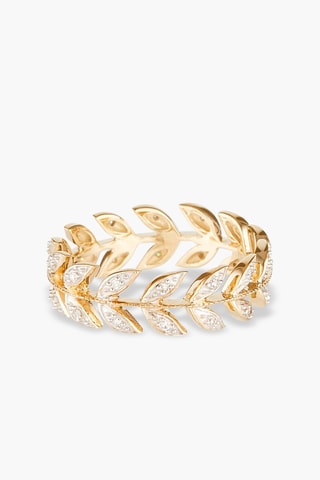 Anel Héritage Ouro amarelo e diamantes