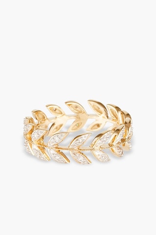 Anel Héritage Ouro amarelo e diamantes