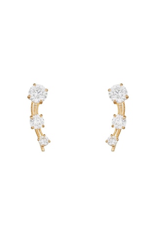 Boucles d'oreilles Trio de Pierre  - Or jaune