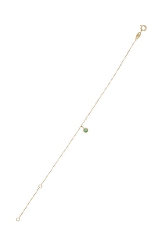 Bracelet Rond émeraude - Or jaune et émeraude