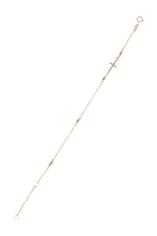 Bracelet Croix - 
Or jaune