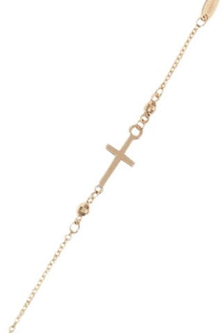 Bracelet Croix - 
Or jaune