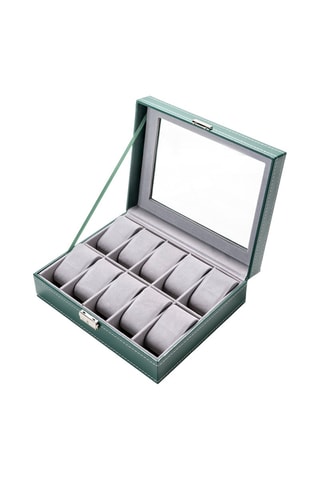Boîte à montres en cuir - 25 x 20 x 8 cm - Somm