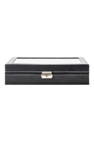 Boîte à bijoux en cuir - 33 x 20 x 8 cm