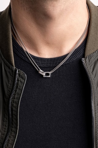 Collier - Argenté - Marc Malone