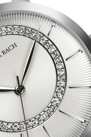 Montre à quartz en cuir - Rose et argenté - Walter Bach