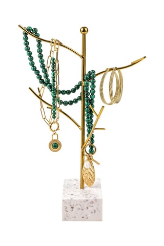 Porte-bijoux Ljubljana - Doré et blanc - Walter Bach
