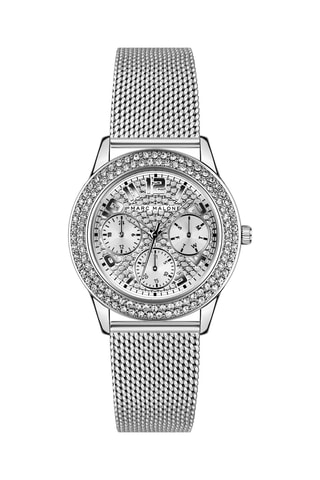Montre à quartz en acier - Argenté