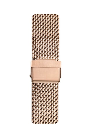 Montre à quartz en acier inoxydable plaqué ion or rose - Doré rose et gris - Frederic Graff
