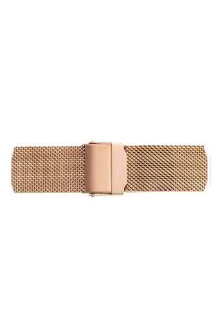 Montre à quartz en acier - Doré rose et argenté - Frederic Graff