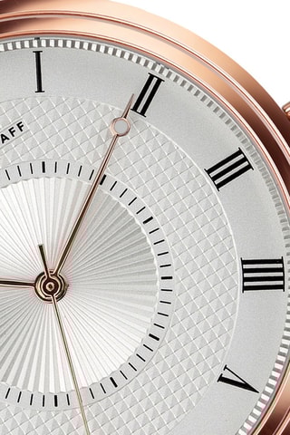 Montre à quartz en acier - Doré rose et argenté - Frederic Graff