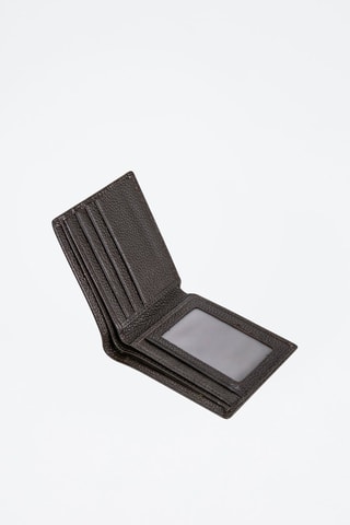 Porte-cartes en cuir - Marron foncé