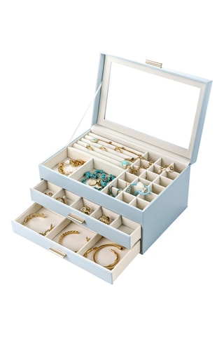 Boîte à bijoux Milan - Bleu clair - Walter Bach