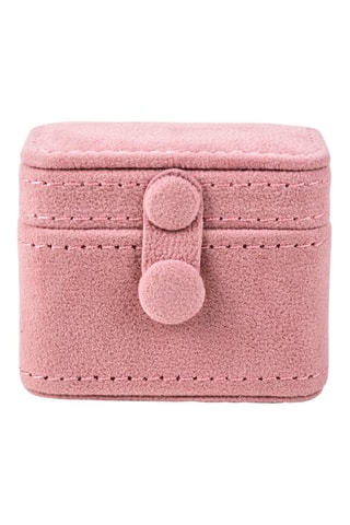 Boîte à bijoux en velours Riga - Rose foncé - Somm