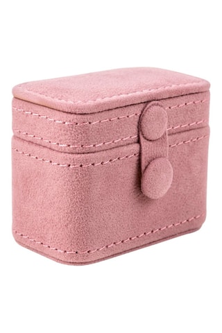 Boîte à bijoux en velours Riga - Rose foncé - Somm