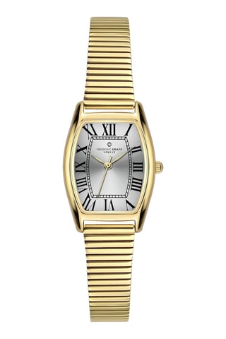 Montre à quartz en acier - Doré et argenté - Frederic Graff