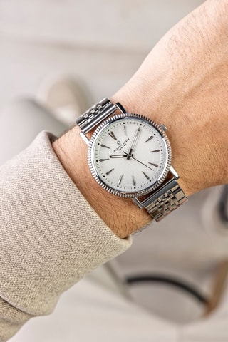 Montre à quartz en acier - Argenté - Frederic Graff
