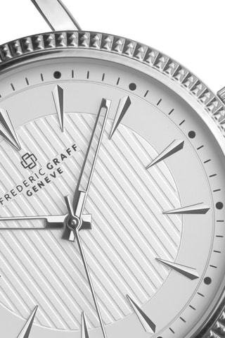 Montre à quartz en acier - Argenté - Frederic Graff