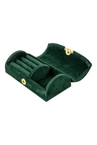Boîte à bijoux en velours Marseille - Vert foncé - Somm