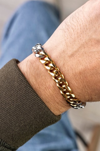 Bracelet - Plaqué or jaune - Marc Malone