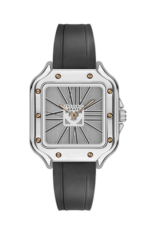 Montre à quartz - Noir et argenté