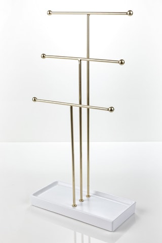 Porte-bijoux Tokyo - Blanc et doré - Walter Bach