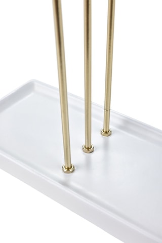 Porte-bijoux Tokyo - Blanc et doré - Walter Bach