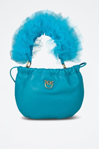 Schapenleren Handtas - Turquoise