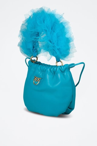 Schapenleren Handtas - Turquoise