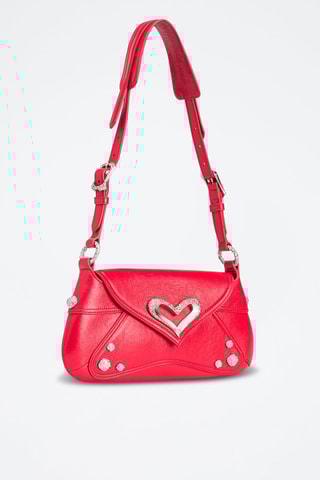 Leren Handtas - Rood