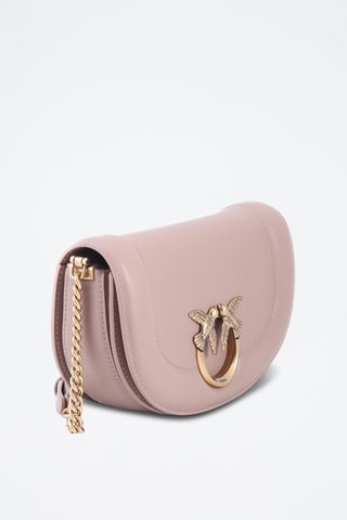 Leren Schoudertas  Roze
