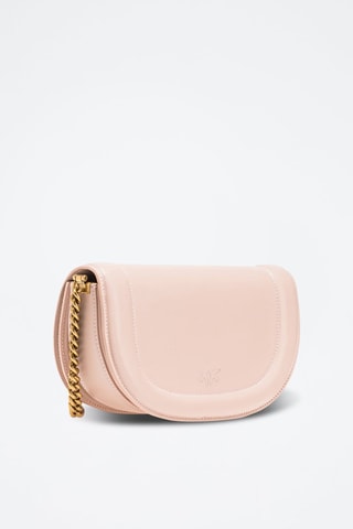 Leren Schoudertas  Roze