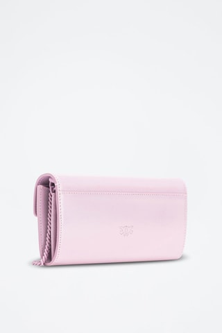 Leren Schoudertas  Roze