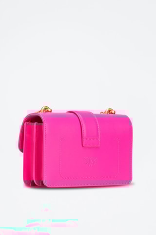 Leren Schoudertas Fuchsia