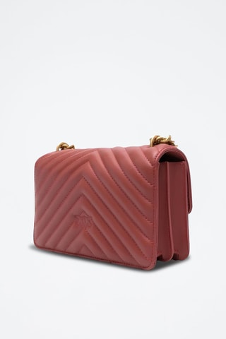 Leren Schoudertas Love One Mini - Rood