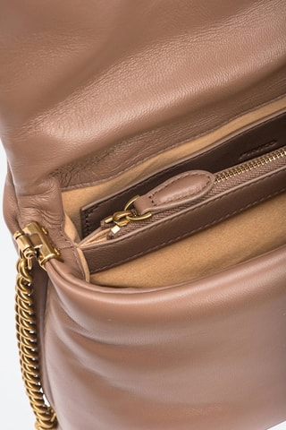 Schapenleren Schoudertas - Beige