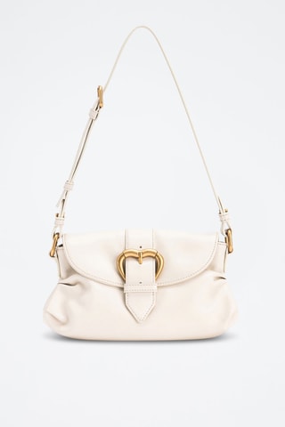 Leren Trendy Handtas - Wit