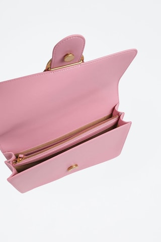 Leren Schoudertas Love One Classic - Roze