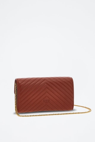 Leren Minischoudertas - Rood 
