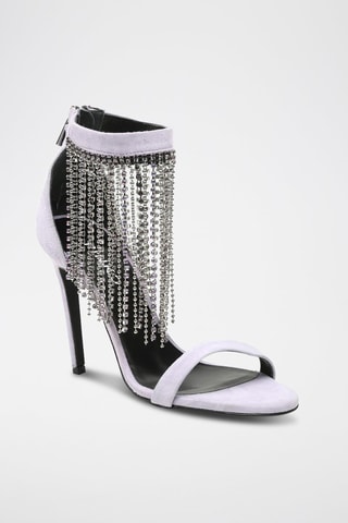 Sandalen met hak - Paars
