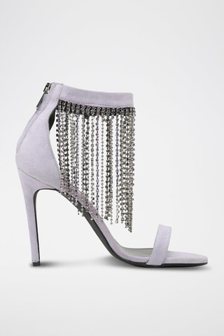 Sandalen met hak - Paars