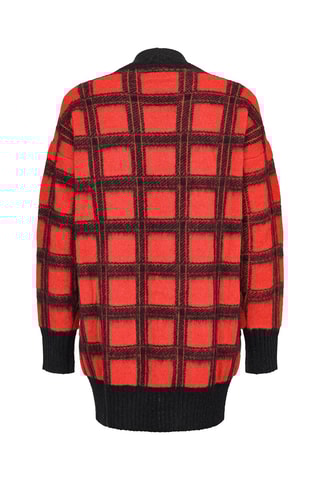 Wollen, Alpacawollen en Mohair Vest - Rood