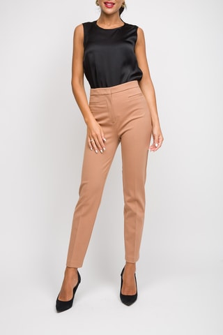 Broek Hoge Taille - Bruin