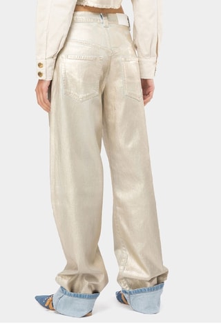 Broek Slouchy - Zilverkleurig