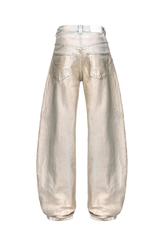 Broek Slouchy - Zilverkleurig