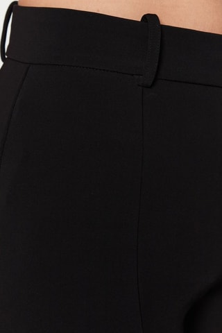 Broek met Hoge Taille - Zwart