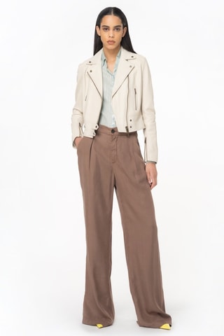 Broek Hoge Taille - Bruin