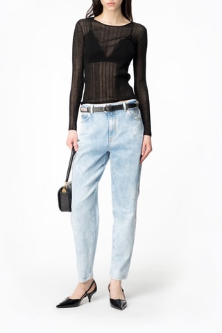 Jeans Mom - Blauw