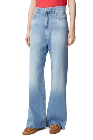 Jeans wide legs - Blauw