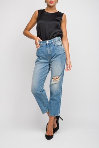 Jeans Hoge Taille - Blauw